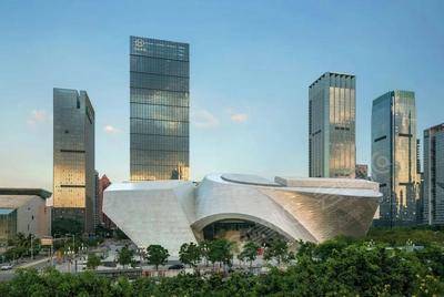 深圳市当代艺术与城市规划馆场地环境基础图库